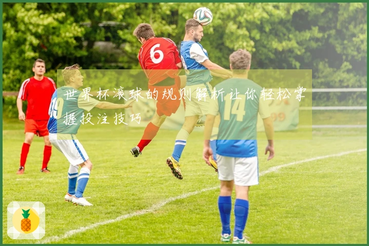 世界杯滚球的规则解析让你轻松掌握投注技巧