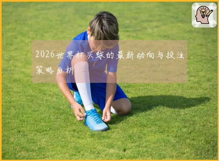 2026世界杯买球的最新动向与投注策略分析